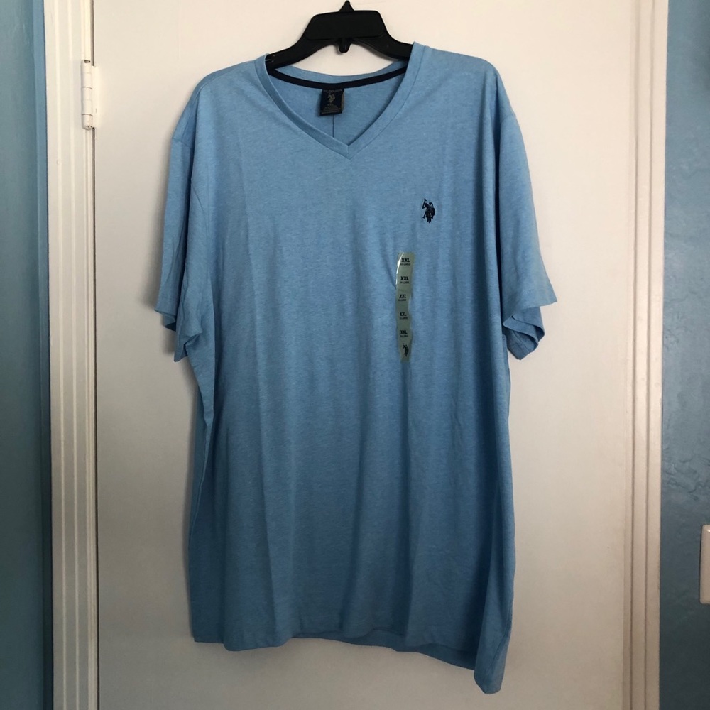 U.S Polo Short Sleeve Light Blue Shirt